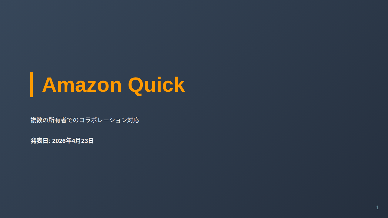 Amazon Quick のサムネイル