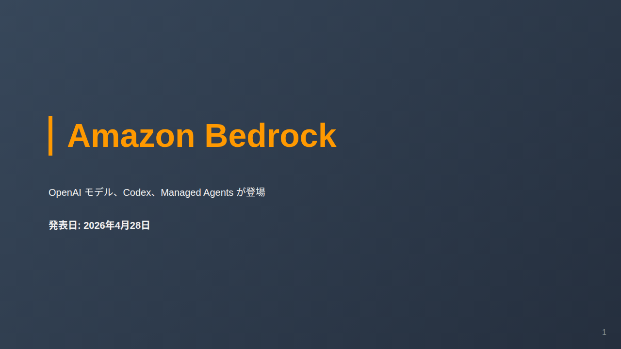 Amazon Bedrock のサムネイル